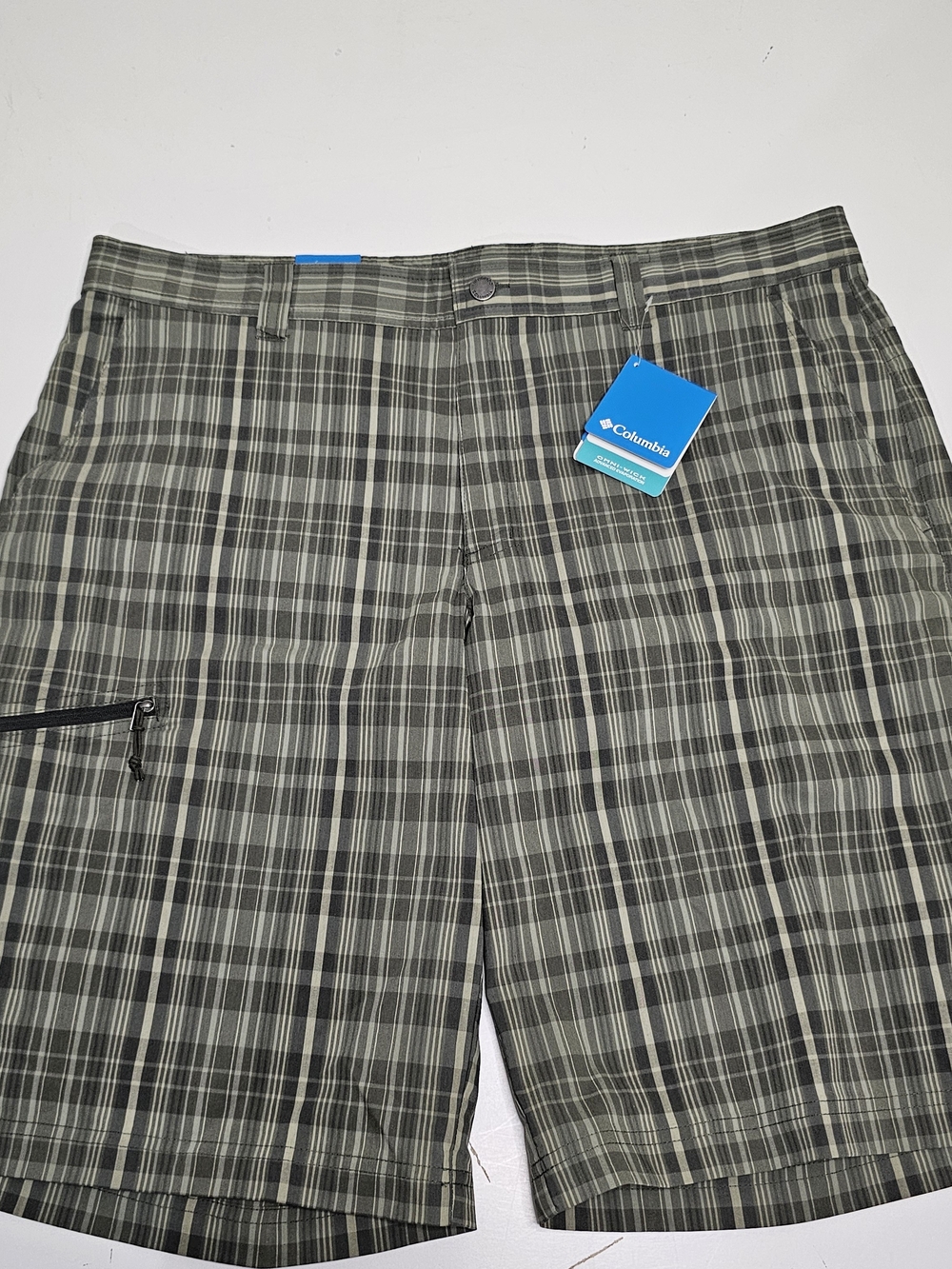 Columbia Curtis Creek Omni-Wick Plaid Shorts Men's 40 NWT Hiking Golf Fishing